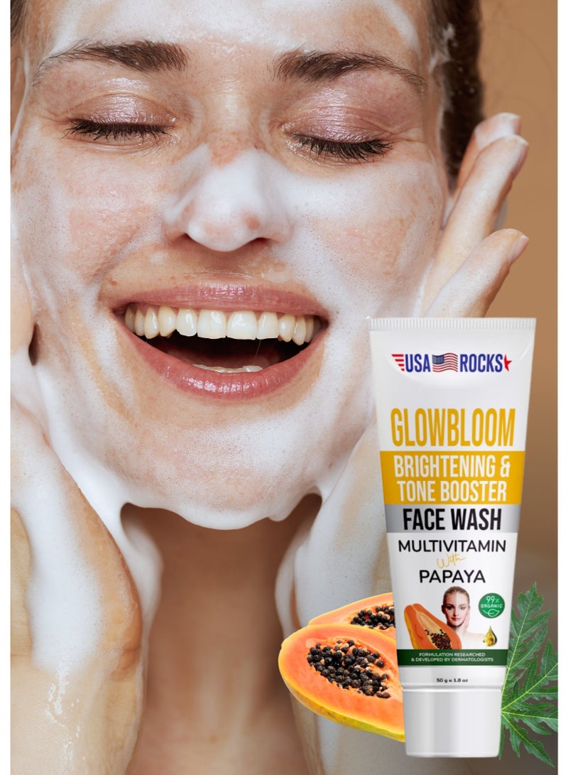 USA ROCKS Facewash - Multi Vitamin with Papaya - Image 3